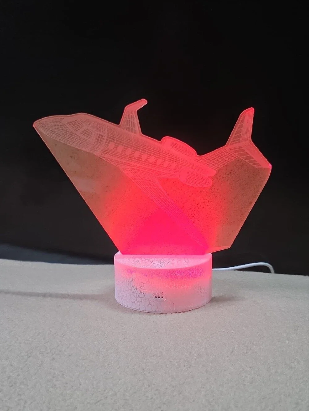 3D Airplane LED Night Light